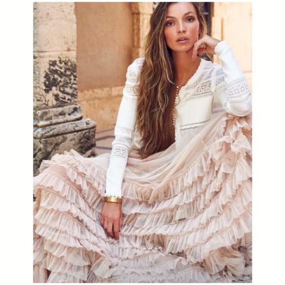 LoveShackFancy Dresses & Skirts - LOVESHACKFANCY MAXI TULLE SKIRT